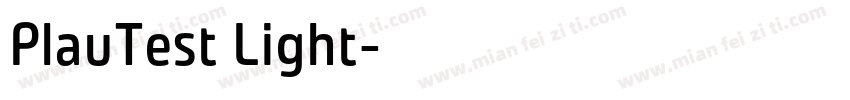PlauTest Light字体转换